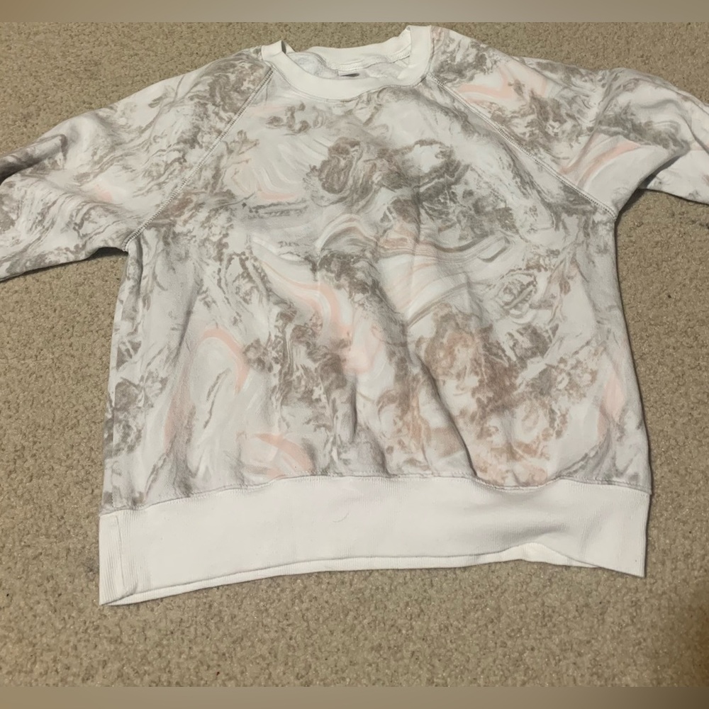 Pastel Marble Crew Neck